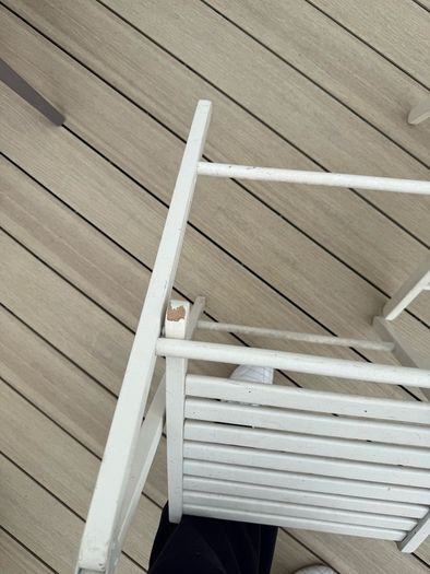 ikea folding wooden chair pair