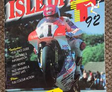 Very Rare 1992 Isle of Man TT Programme - Motorcycle Racing