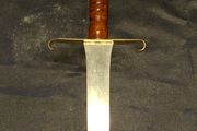 Vintage Thrusting Blade. The Guard has distinctive curved quillons Made of Brass Postage available or Collection,