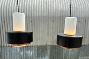 Rare vintage Danish suspended pendant light by Fog &amp; Morup.