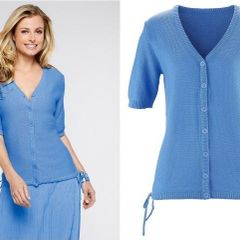 Brand new BPC selection blue cardigan size UK26 EUR56/58 Postage included