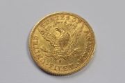 USA 5 dollars 1906 S gold coin low mintage