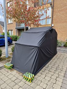Motorcycle Shelter Garage Tent Cover Universal Folding Shed Motoguard XXL