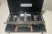 Adventuridge 2-Burner Gas Camping Stove with Grill