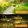 Garden Lights Solar Powered Waterproof,8 Pack Solar Lights Outdoor Garden Stake with Warm White & RGB,Ultra-Bright Solar Stake Lights Garden Ornaments,Solar Path Lights for Yard Lawn Landscape Image 2