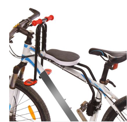 BRAND NEW Bicycle Seat MTB Mountain Bike Front Seats Mat Children Baby Bicycle Safety Chair With Armrest Bar Pedal Cycling Acccessories