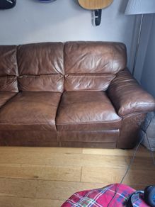 Italian Leather couch sofa free