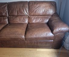 Italian Leather couch sofa free