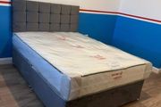 New King Size Divan Beds In Stock . New Tufted Mattresses And Beautiful Headboard Designs Available