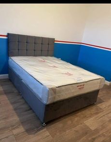 New King Size Divan Beds In Stock . New Tufted Mattresses And Beautiful Headboard Designs Available