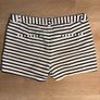 Zara Navy Blue & White Striped Sailor Shorts Image 2