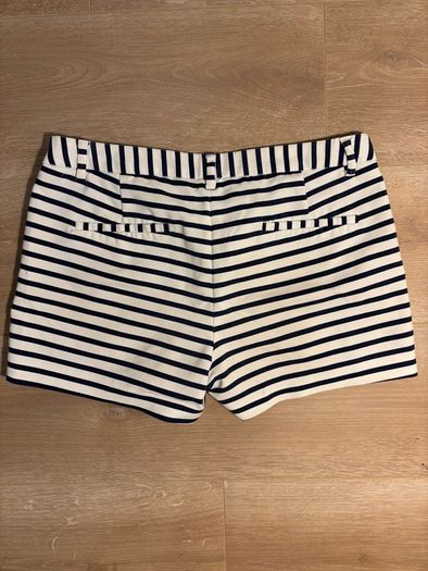 Zara Navy Blue & White Striped Sailor Shorts