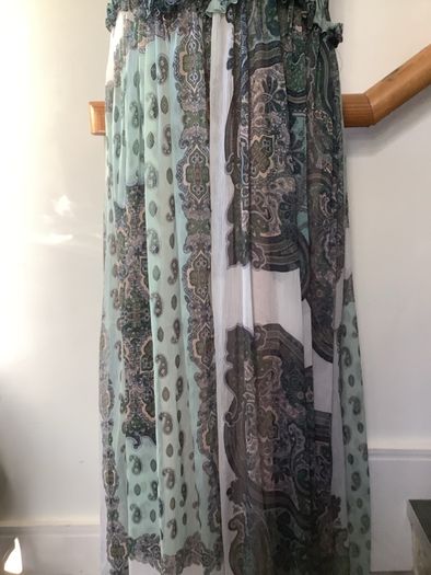 Zara parsley print dress, new, size M