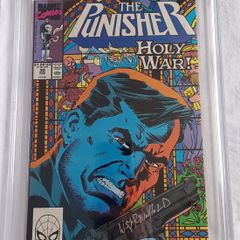 The Punisher Issue 30 CBCS / CGC 9.2 Signature Series Certified Graded Comic Framed  DC Marvel