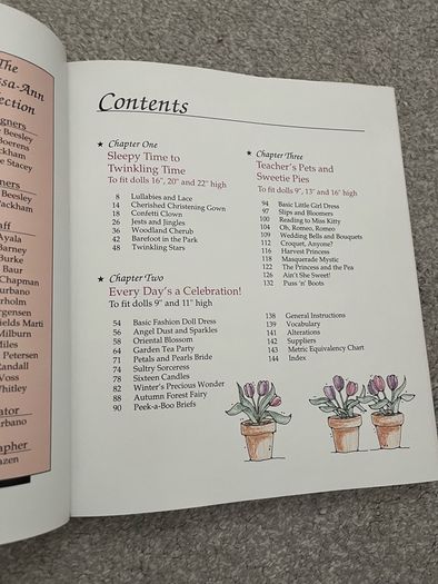 The Perfect Book of Doll Clothes Vanessa-Ann Collection Vintage Sewing Pattern Book Doll Making Craft Book