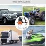1. Powerful 80W Motor  This 12V oil extractor pump features a powerful 80W motor capable of pumping engine oil up to 1 litre per minute and diesel up to 3.5 litres per minute. Designed for efficient and reliable fluid transfer.  2. Safe Operation  Suitabl Image 4