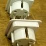 UK 3 Pin Socket to 2 Pin European Image 2