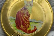 Ireland 1995 pattern proof ecu coin colorised cat