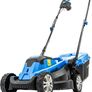 1300W Electric Lawn Mower  33cm Lightweight Corded Lawnmower, 30L Grass Box, Foldable Handle, 3 Cutting Heights, Ideal for Small Gardens Image 7