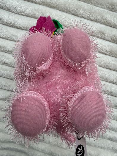 Plush Pig Paws with flowers pink Paws Dirty Please look at the pictures