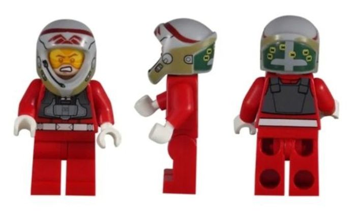 Lego A WING PILOT Minifigure Lego Star Wars Lego Minifigure