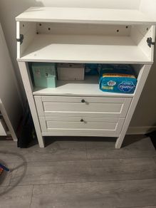 Hemnes baby changing chest with drawers