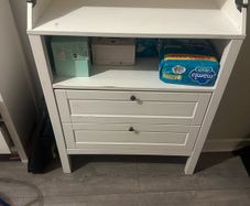 Hemnes baby changing chest with drawers