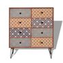Sideboard 8 Drawers Brown Image 2