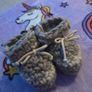 Newborn, With Tags Padraig Cottage 100% Sheeps Wool Baby Slippers Image 5