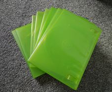 Xbox 360 Green Plastic Game Cases