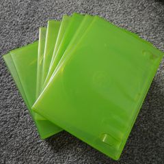 Xbox 360 Green Plastic Game Cases