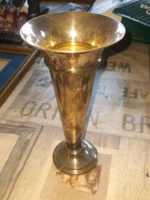 A Beautiful Old Silver Plated Vase, Postage Available or Collection on all my items