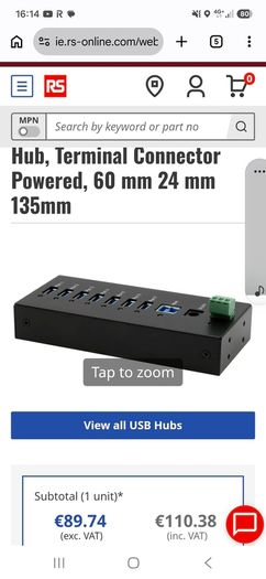 Usb Hub - Terminal Powered