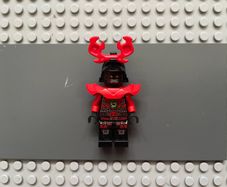 lego ninjago njo0075 Stone Army Warrior minifigure - Red Face