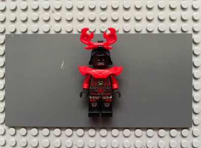 lego ninjago njo0075 Stone Army Warrior minifigure - Red Face