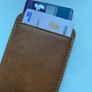 NEW- Leather Card/ Note Wallet Image 3