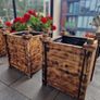 2 wooden planters Image 3