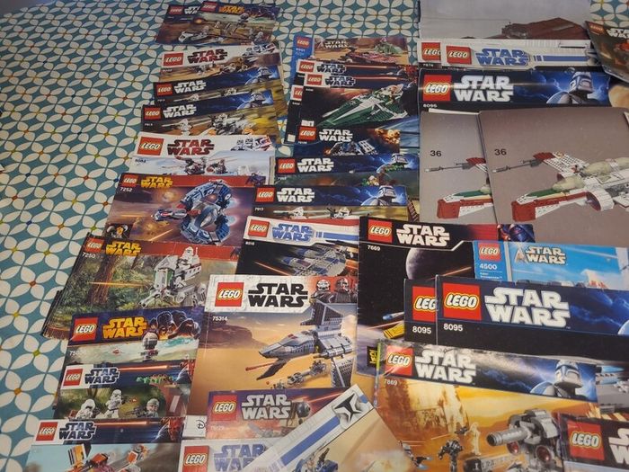 Star Wars Lego  -  instruction books only x 65