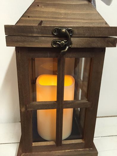Wooden Lantern Lights
