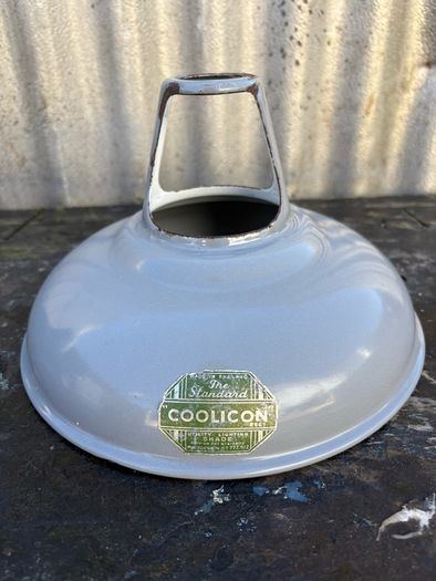 Vintage Coolicon industrial factory shades X2