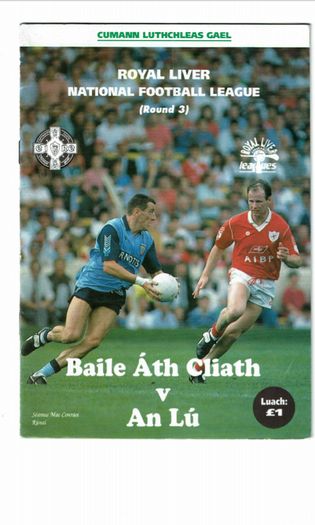 GAA programmes 1992 (Dublin football)