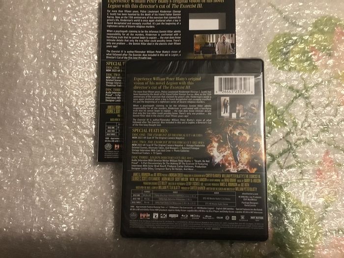 EXORCIST 111  4K UHD Collectors Edition with rare Slipcover Shout Factory