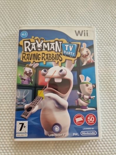 Rayman Raving Rabbits Tv Party Nintendo Wii Games Original