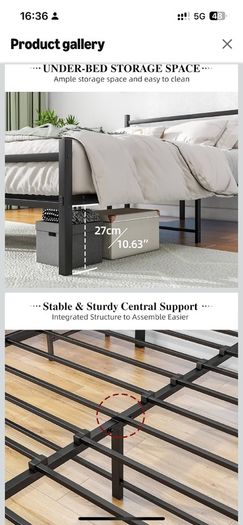 Double Bed Frame (No mattress)