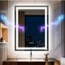 500x700 mm LED Bathroom Mirror with Lights,Bluetooth Dual Speaker,Anti-Fog Image 10