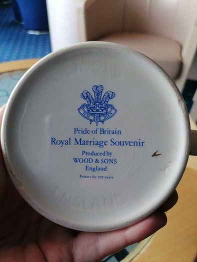 Wood and Sons Royal Marriage 1981 commemorative mug