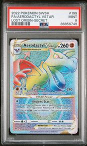 2022 Pokemon Sword & Shield Lost Origin 199 Full Art/aerodactyl Vstar Secret Rare Psa 9 Mint