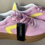 Ladies Pink & Yellow Trainers Image 3