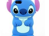 iphone5 3D Cartoon Stitch Soft Silicon Case Cover Blue