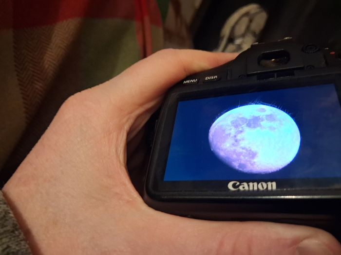 Canon 500d with IR filter removed with 2 lenses